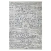Brand Ventures Bohemian Paradise Medalion Grey Blue Rug