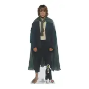 Pippin Official Lifesize Cardboard Cutout Lord of the Rings - Free Mini Standee