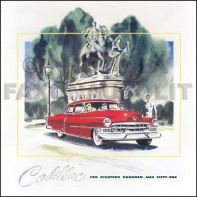 1951 Cadillac Sales Brochure Series 61 62 60 Special Fleetwood 75 Deville (for: Cadillac)