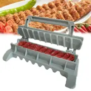 Kebab Maker Manual Kabob Mould Reusable Barbecue Meat Skewer Machine BBQ Tool