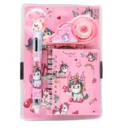 YOYO Unicorns and Elements Stationery Set with Pen, Correction Tape & Mini Diary