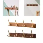 Wooden Coat Hooks Towel Rack Hat Saving Hat Rack Wall Organizer Coat Rack Wall