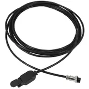 4M Length K-01 Torch -Switch Trigger with Wire Line Aviation Plug Fitting for TIG Plasma Cutting Wel Black