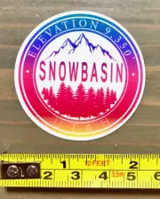 Snowbasin Sticker Decal Utah Alta Snowbird Solitude Deer Mountain Ski Snowboard