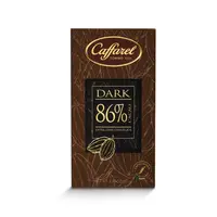 在飛比找家樂福線上購物網優惠-義大利Caffarel 86%黑巧克力片 80g