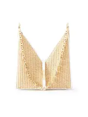 Givenchy Mini Cut Out Bag in Raffia with Chain