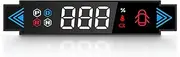 Daseeme Heads-Up Display Digital Speedometer Display Vehicle Speed, Gear, Turn Signal, Remaining Battery, Door Reminder, Reminder Replacement for Tesla Model 3 Model Y 2019-2022