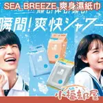 七月涼品 日本製 資生堂 SEA BREEZE 爽身濕紙巾 30枚 涼感爽身濕巾 全身用 濕紙巾 臉部 消暑 降溫 夏季 外出【小福部屋】