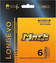 MARK STRINGS LONGEVO SERIES ELECTRIC GUITAR NANO-FILM SHIELDED STAINLESS STEEL 11/49