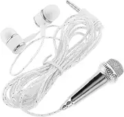 Abaodam Miniature Microphone for Singing Portable Little Mic Compatible with Song Software Durable Wired Design for Easy Outdoor Use for Vocal Recording