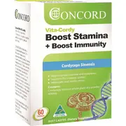 Concord Vita-Cordy Boost Stamina + Immunity 60 Capsules