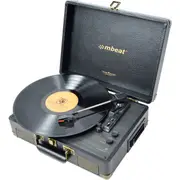 MBEAT TR166BLK Bluetooth Cassette Turntable Retro Design