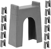 12pcs Train Track Railway Supports Model Railway Toy Train Bridge Pier Accessory