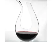 100% Lead-Free U Shaped Glass Wine Carafe Hand Made Red Wine Decanter Carafe 1.5L