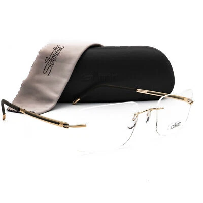 Silhouette Eyeglasses 5260 20 6062 5263 Titan Gold Rimless Austria 54[]21 150