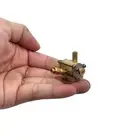 Mini High-Speed Turbine Model AT – 50,000+ RPM Brass Micro Engine