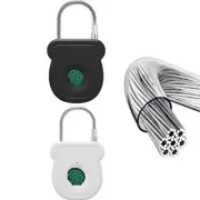 Mini Fingerprint Padlock USB Keyless Luggage Lock Electronic Lock Smart Biometri