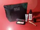 SEALED NIB Make Up For Ever 5pc Gift Set FULL SIZE BLUSH Primer Spray Lipstick