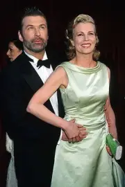 Alec Baldwin and Kim Basinger during The 70th Annual Academy Award- Old Photo