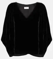 [Velvet] Velvet Adelle velvet top AU 14 black