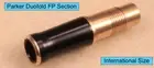 Parker International Duofold Fountain Pen Section, Mint, Gold Filled Trim