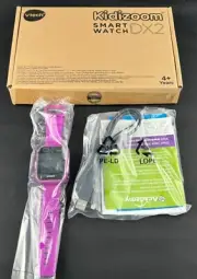 VTECH KIDIZOOM SMART WATCH DX2 WITH A PURPLE BAND FOR KIDS AGES 4 + UP BRAND NEW