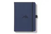 Dingbats A5 Wildlife Blue Whale Notebook Plain