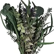 25/123Pcs Mixed Real Dried Eucalyptus Stems Hanging Eucalyptus Lavender Bouquet Natural Preserved Eucalyptus Leaves Plant Fragrance Bouquet Hanging Decoration for Shower Wedding (25)