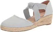 [LifeStride] Womens Kascade Slip On Strappy Espadrilles Blue 9.5 Medium (B,M)
