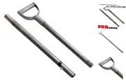 1.5 Lb Titanium Strong & Light Travel Pole Handle for Sand Scoop Scoops