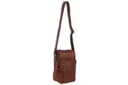 PIERRE CARDIN LEATHER CROSS BODY BAG