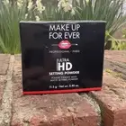 MAKE UP FOR EVER NIB Ultra HD Matte Setting Powder Shade 1.0 Vanilla W/ Pro Puff