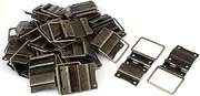Aexit Box (Tool holder) Case Retro Style Positioning Support Hinges Bronze Tone (88ry404qf238) 51mmx34mm 30pcs