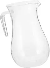 iplusmile Plastic Wine Decanter Reusable Beverage Pitcher for Parties Weddings Bars Easy to Clean Sturdy Drink Dispenser for Wine Juice More