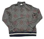 NEW Paul Smith Men’s Diamond Pullover Shirt Size Medium $325 NWT FREE Shipping