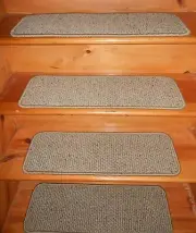 14 = STEP 9" X 28" Tufted Wool Carpet Stair Treads Stair Case .
