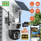 Solar Camera WiFi Surveillance Smart Home Electronics Security Camera V380 Pro