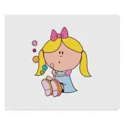 2 x 'Little Girl Blowing Bubbles' Lens Cleaning Cloths (LC00024350)