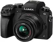 Panasonic LUMIX DMC-G7KEB-K Professional Camera with Lens - Black, 14-42 mm