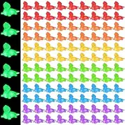 Halloscume 120 Pcs Mini Glow Lizard Miniature Statue Cute Resin Lizard Figure Mini Resin Animals Suitable for Miniature Landscape Flower Pots Micro Animals Moss DIY Landscape Crafts
