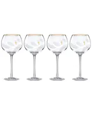 Lenox Holiday Gold 4pc Balloon Glass Set
