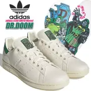 Adidas Stan Smith Dr. Doom size 13. White Green Silver. HP5605. Marvel Disney.