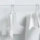 簡約日式2個裝不銹鋼雙S型掛鉤廚房浴室衣柜免打孔S鉤金屬分叉鉤