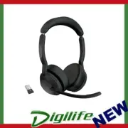 Jabra Evolve2 55 UC Stereo Bluetooth ANC Headset (USB-A Dongle)