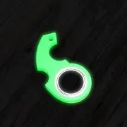 1Pc Keychain Spinner,Keyring Fidget Ring Kits,Portable Keychain Spinner Novelty Keychain Fidget Kit for Finger Exercising,Spinning Keychain Kit Gifts for Adult Men,Fidget Kits,Fidget Spinners