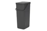 Recycle Bin Sort & Go (Grey) - 40L