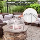 30 Inch Firepit Spark Screen Lid Stainless Steel Cover For Outdoor Patio