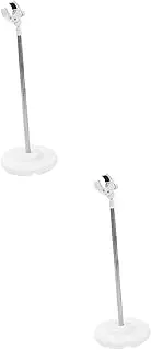 2pcs Pet Hair Dryer Hair Drying Tool Rack Shelf Supports Pet Blow Dryer Holder Pet Dryer Stand Hairdryer Stand Hooded Portable Dryer Hair Dryer Stand Hands Plastic White