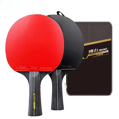 Table Tennis Rackets Ping Pong Paddles with Fine Elasticity Table Tennis Rackets