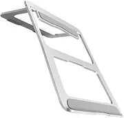 Mikinona Aluminum Alloy Laptop Stand Foldable and Slip Design for Ergonomic Comfort Multipurpose Notebook Cooling Rack for Desk Use Lightweight and Sturdy Support for Laptops